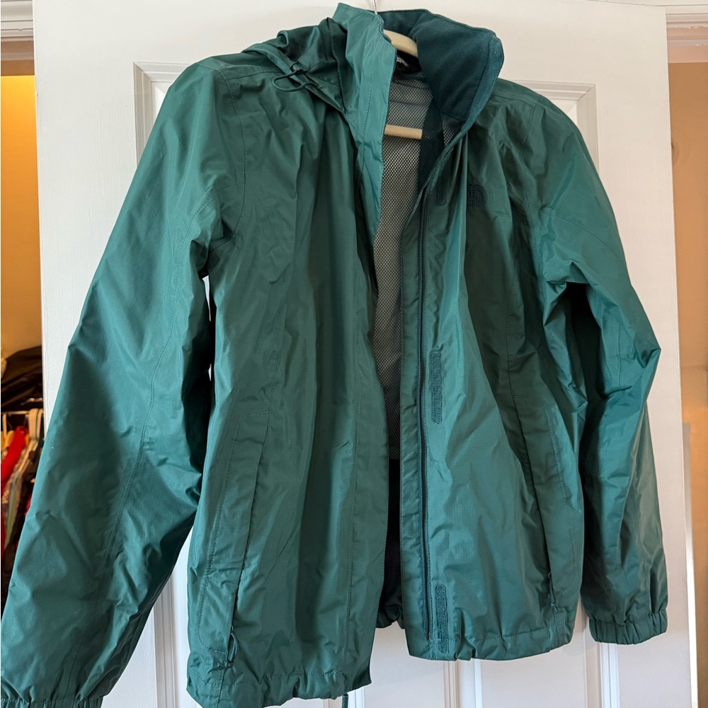 Women’s medium North Face rain jacket / outer shell